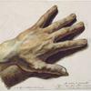 'The Artist's Left Hand,' by Théodore Géricault — one of the many Louvre drawings from revolutionary France to go on view at the Morgan.